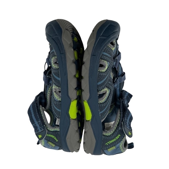 Merrell Blue Green Hydro Hiker Water Sandals Size 1 Boy’s - Picture 5 of 8